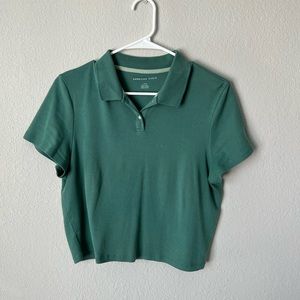 American Eagle quarter button up